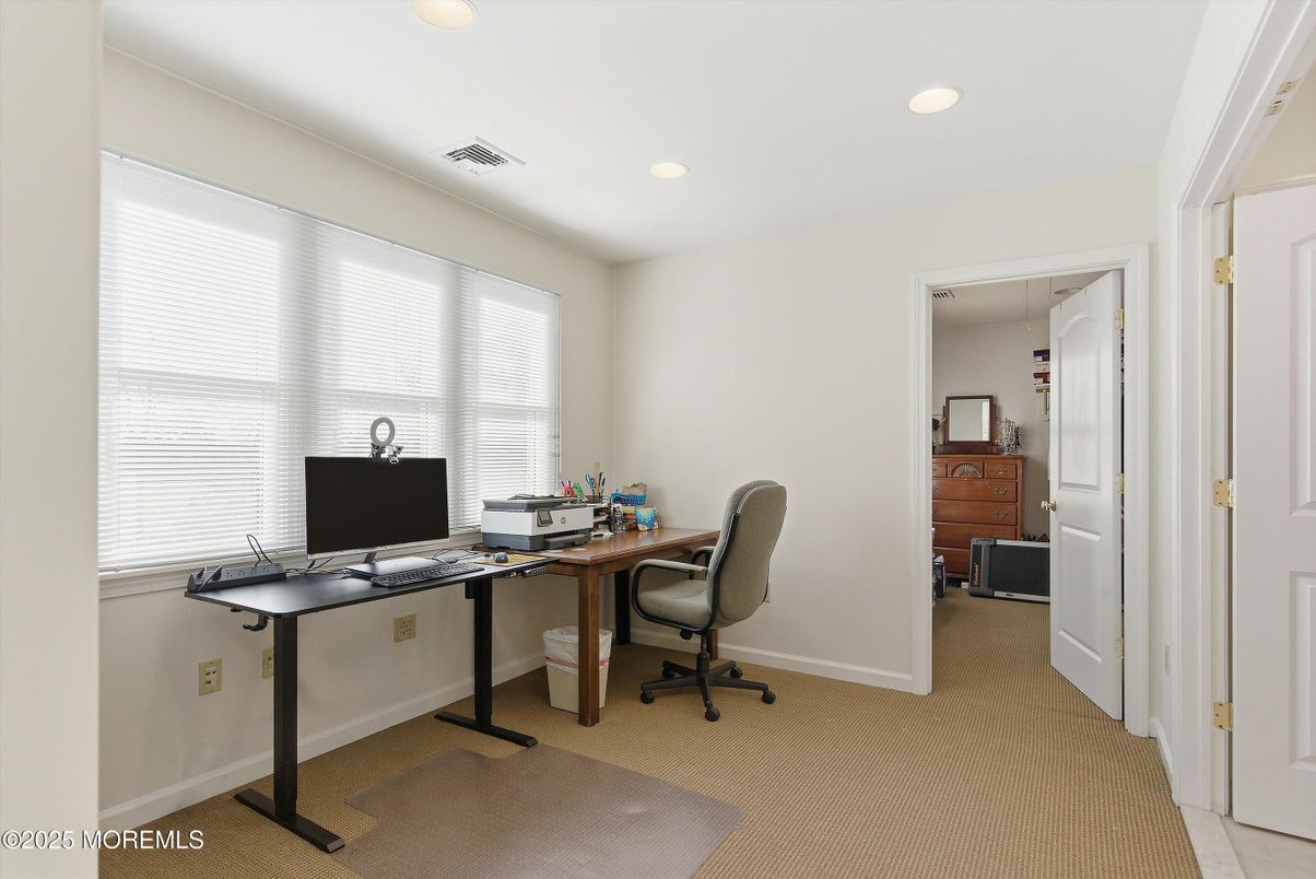 Home Office, Interior, Recessed Lighting