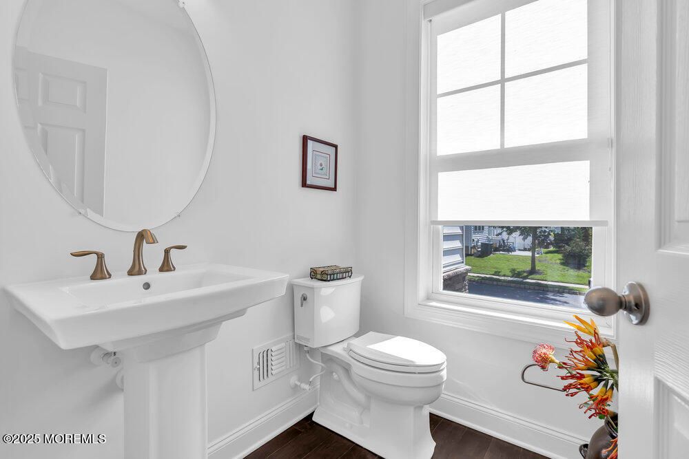 Bathroom, Interior, Wood Texture Flooring