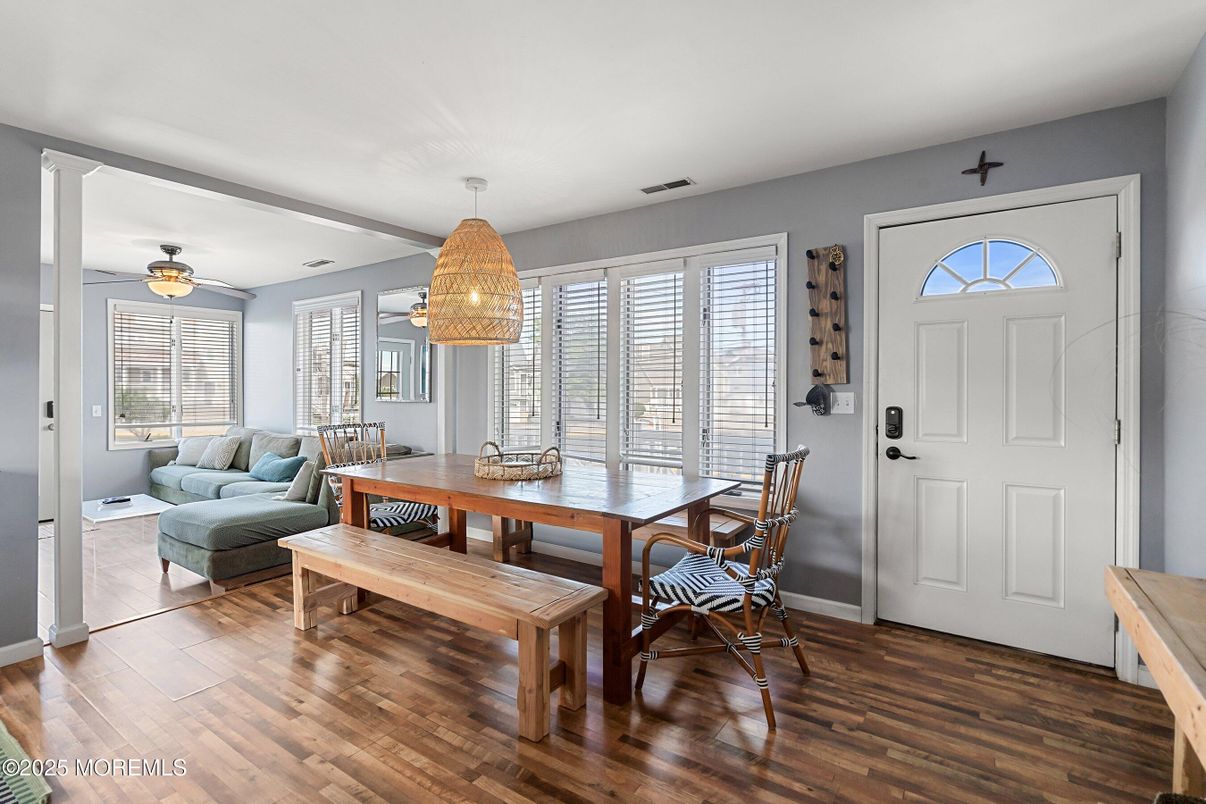 Dining room, Interior, Wood Texture Flooring