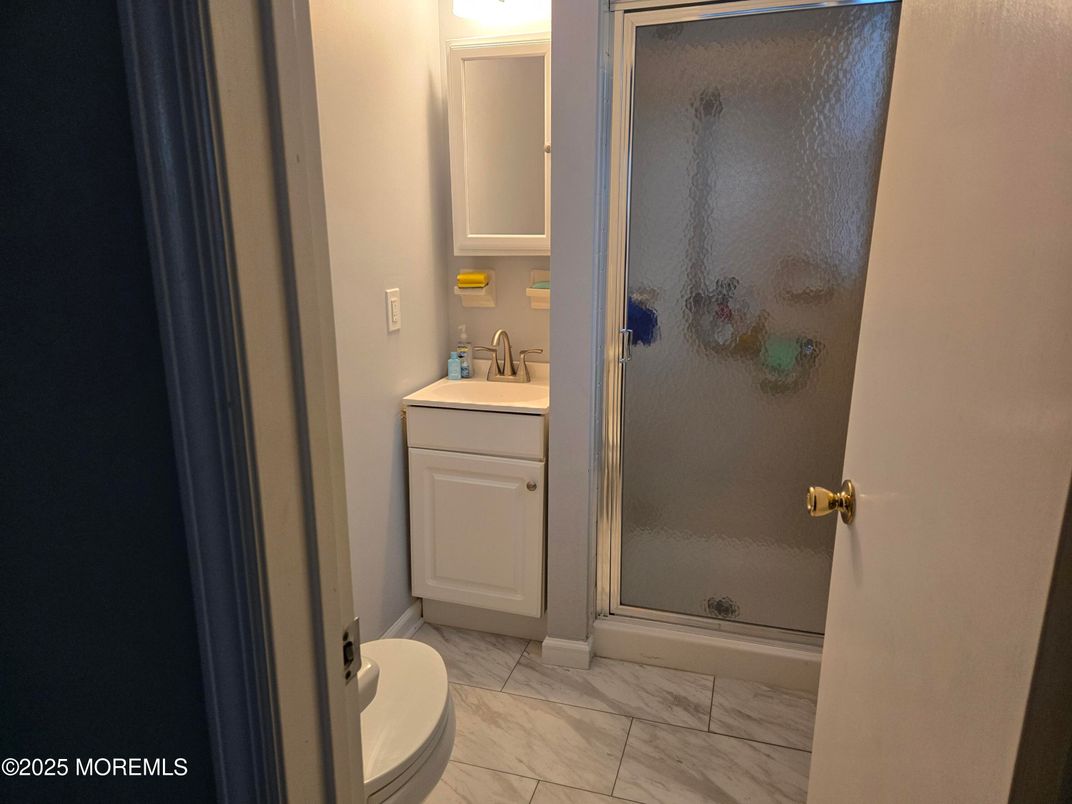 Bathroom, Glass Shower, Interior, Marble