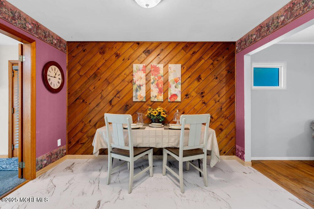 Dining room, Interior, Marble, Wooden Walls