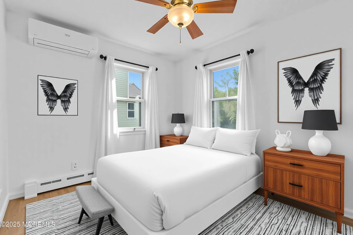 Bedroom, Interior, Wood Texture Flooring