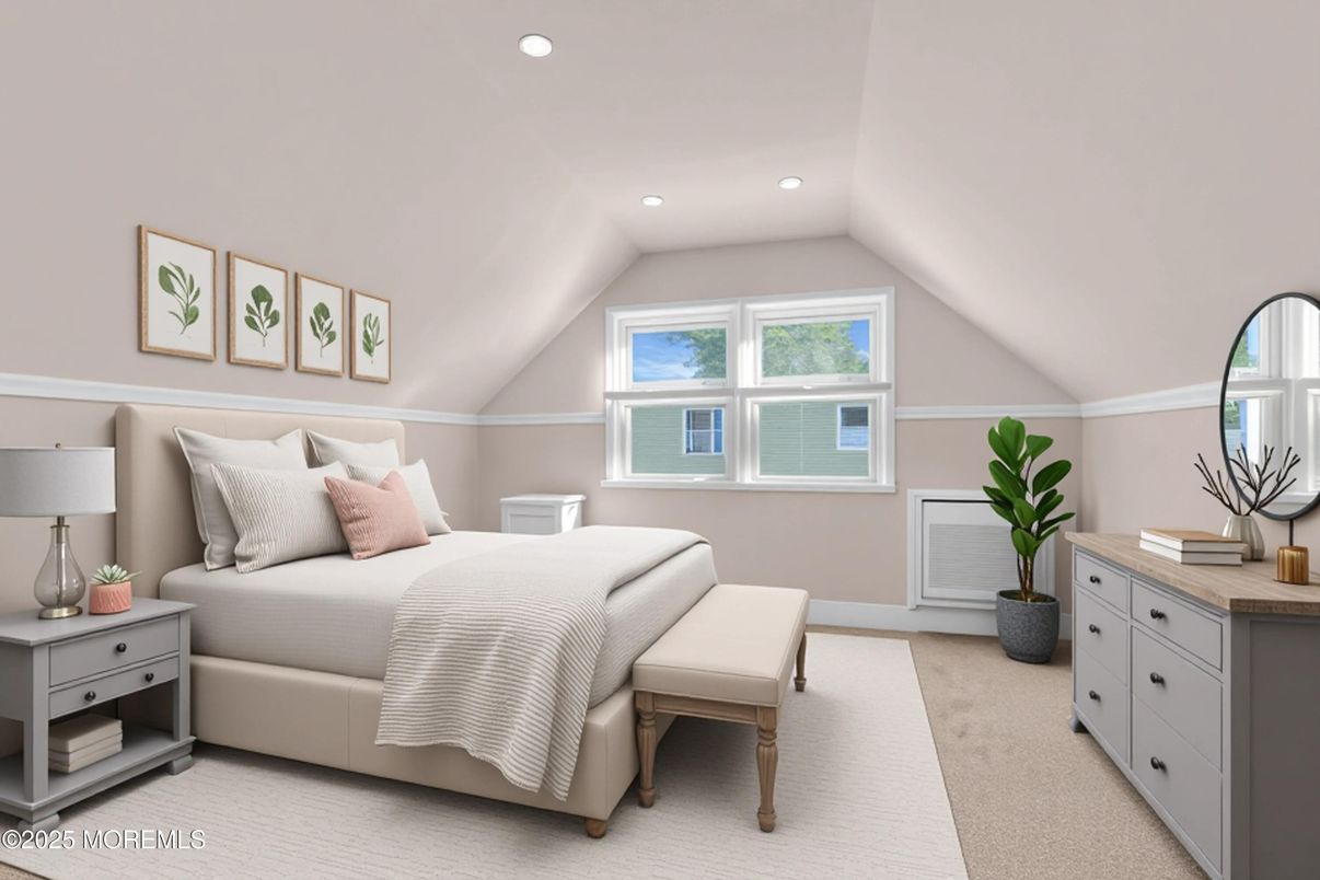 Bedroom, Interior, Recessed Lighting