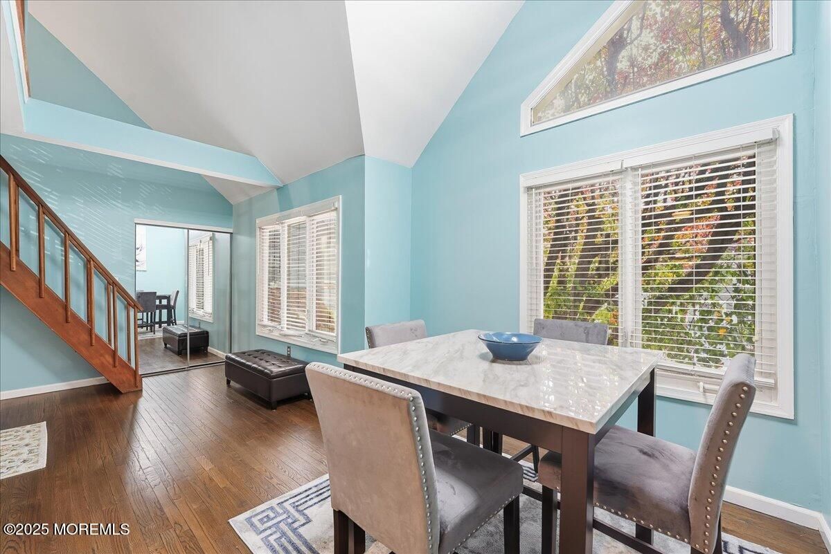 Dining room, Interior, Wood Texture Flooring