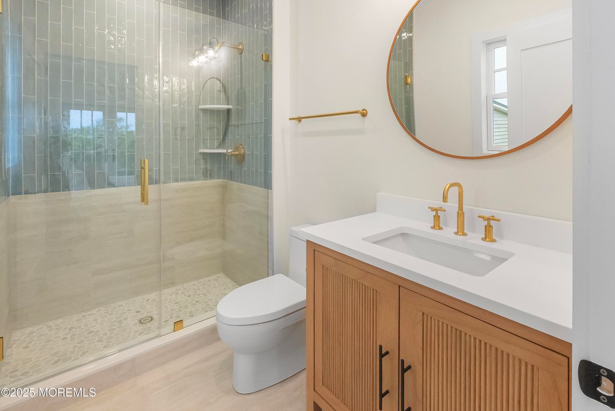 Bathroom, Glass Shower, Interior