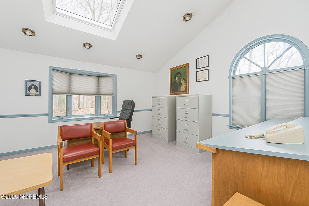 Home Office, Interior, Recessed Lighting