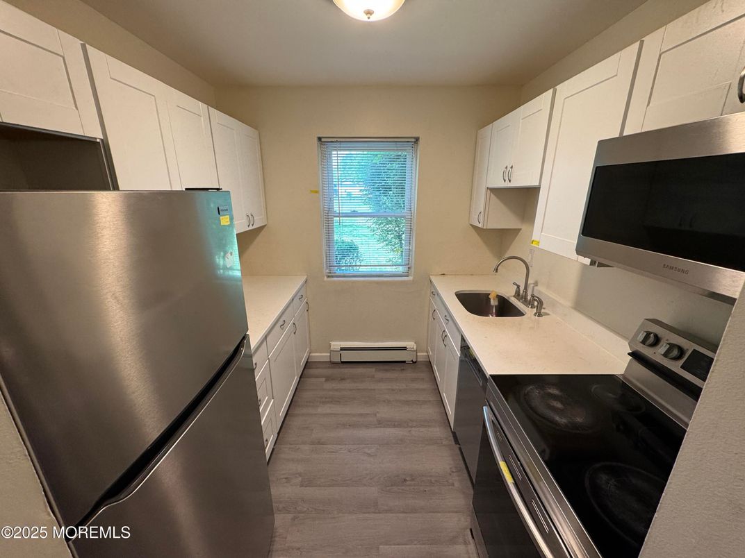 Interior, Kitchen, Wood Texture Flooring