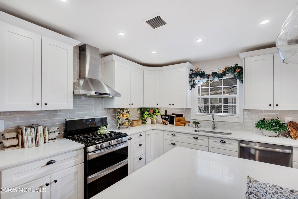 Interior, Kitchen, Recessed Lighting, Stainless Steel Appliances