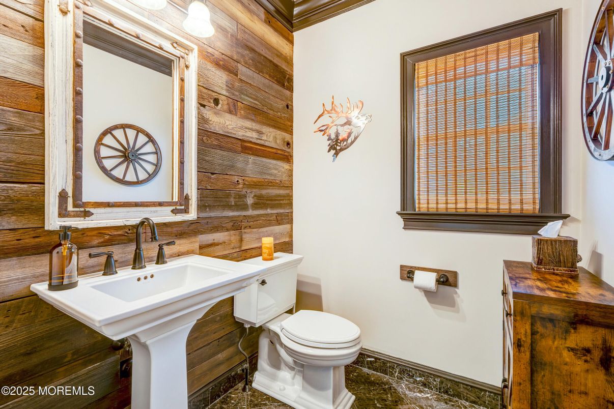 Bathroom, Interior, Wooden Walls