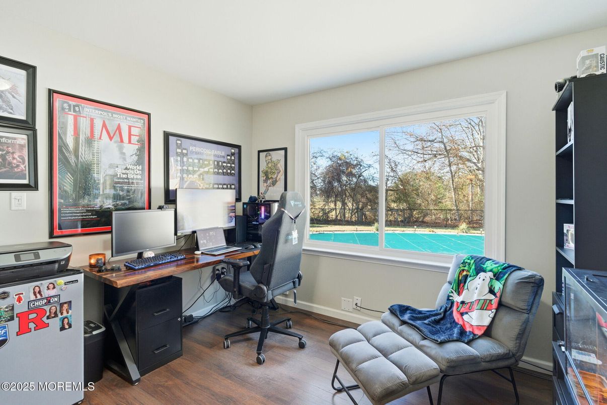 Home Office, Interior, Wood Texture Flooring