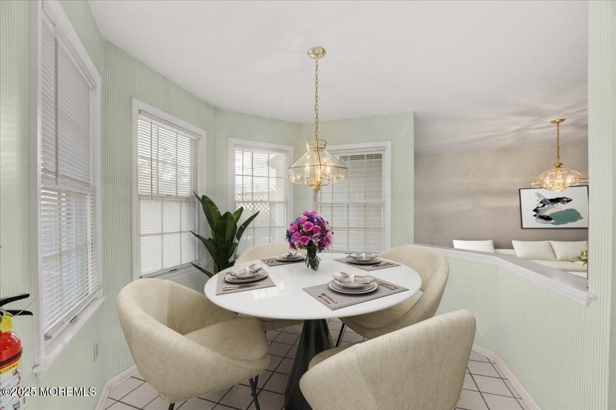 Dining room, Interior, Pendant Lights