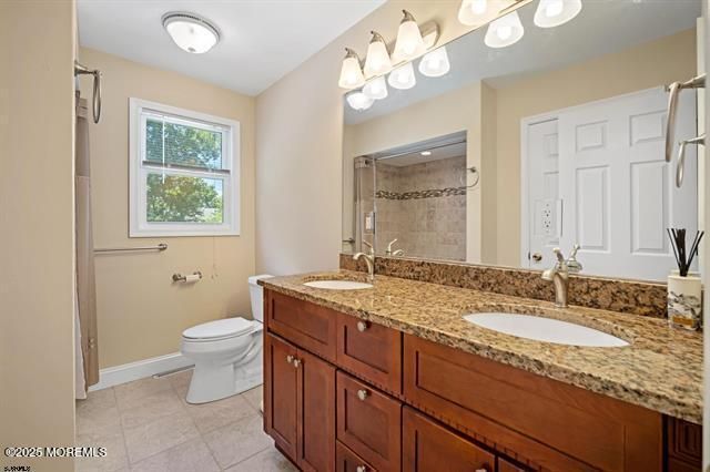 Bathroom, Dual Sink Vanities, Glass Shower, Interior