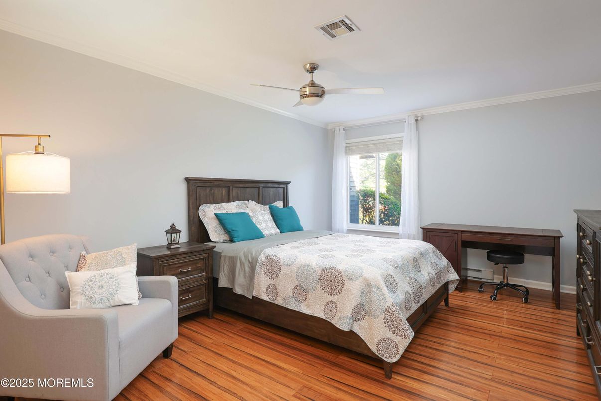 Bedroom, Interior, Wood Texture Flooring
