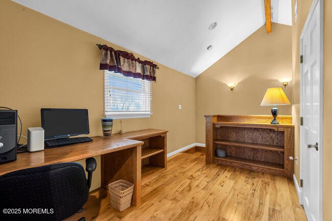 Home Office, Interior, Wood Texture Flooring