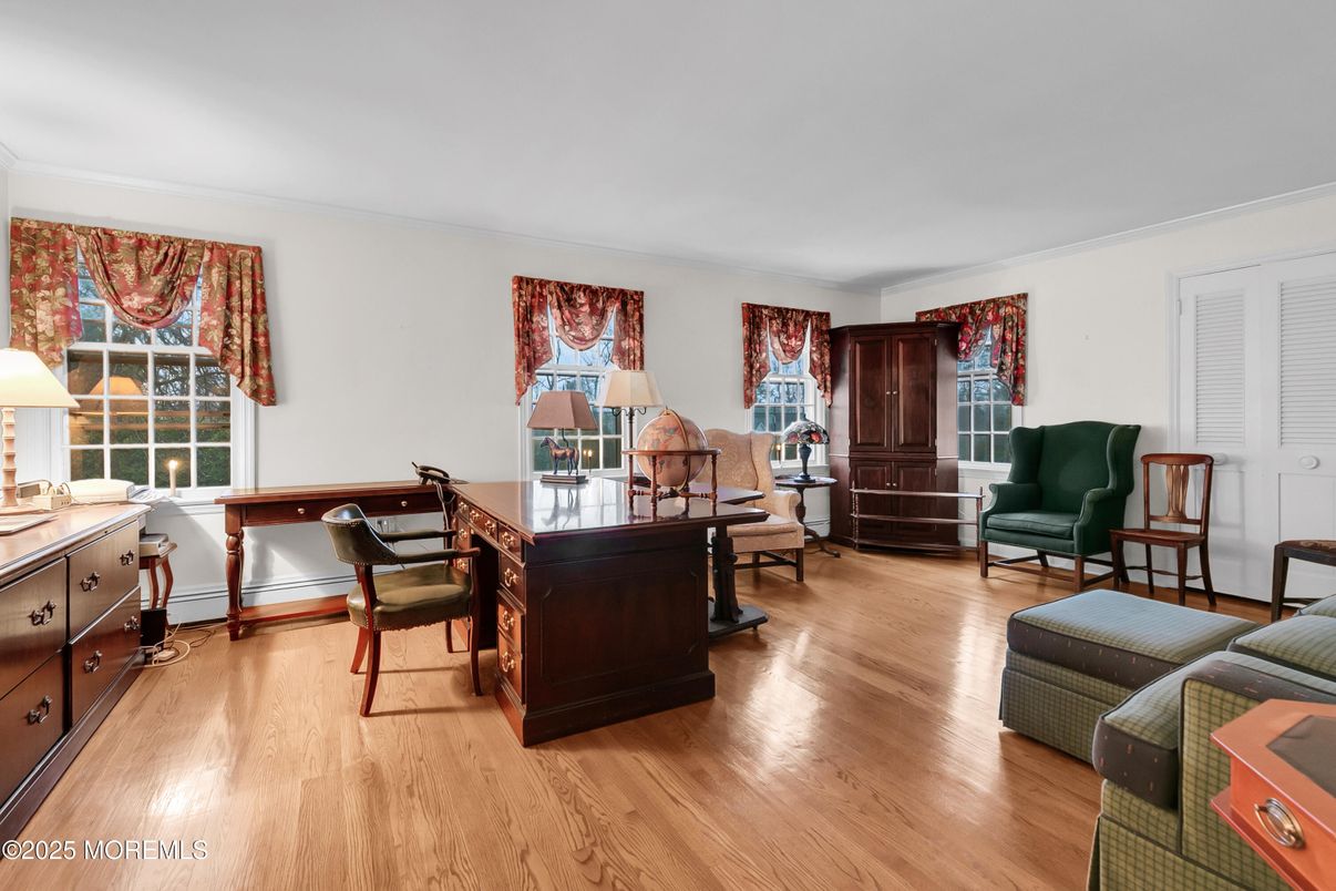 Home Office, Interior, Wood Texture Flooring