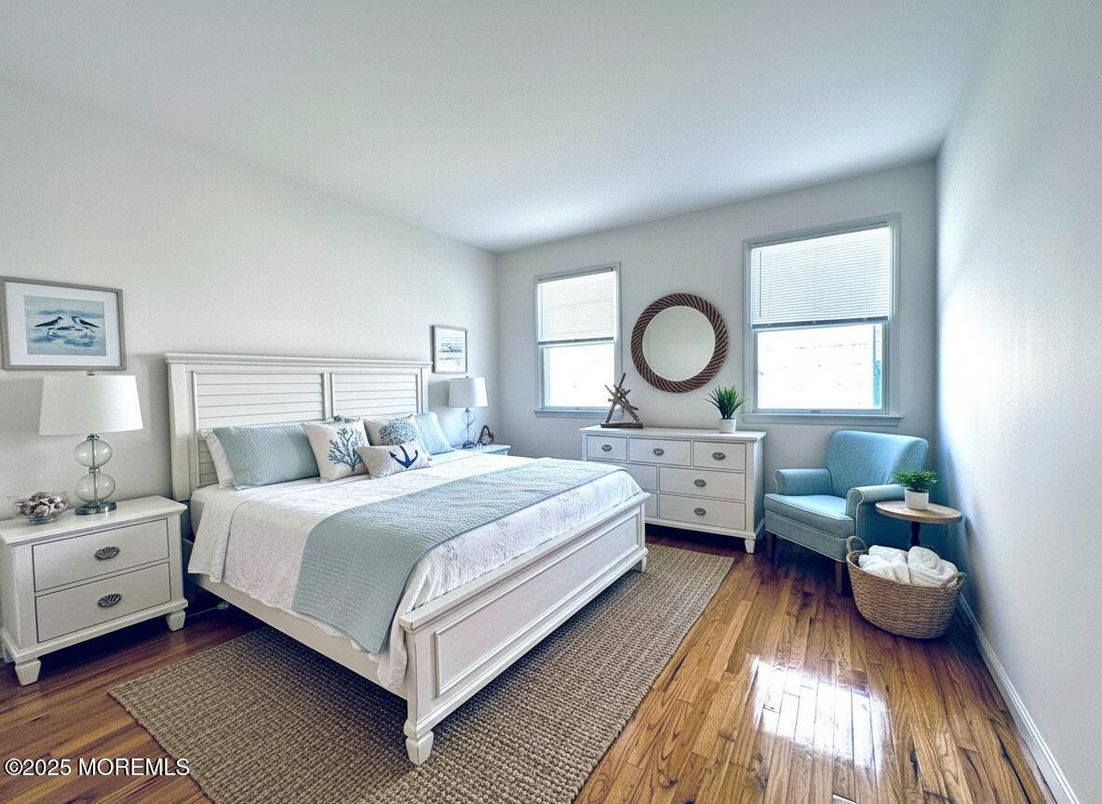 Bedroom, Interior, Wood Texture Flooring