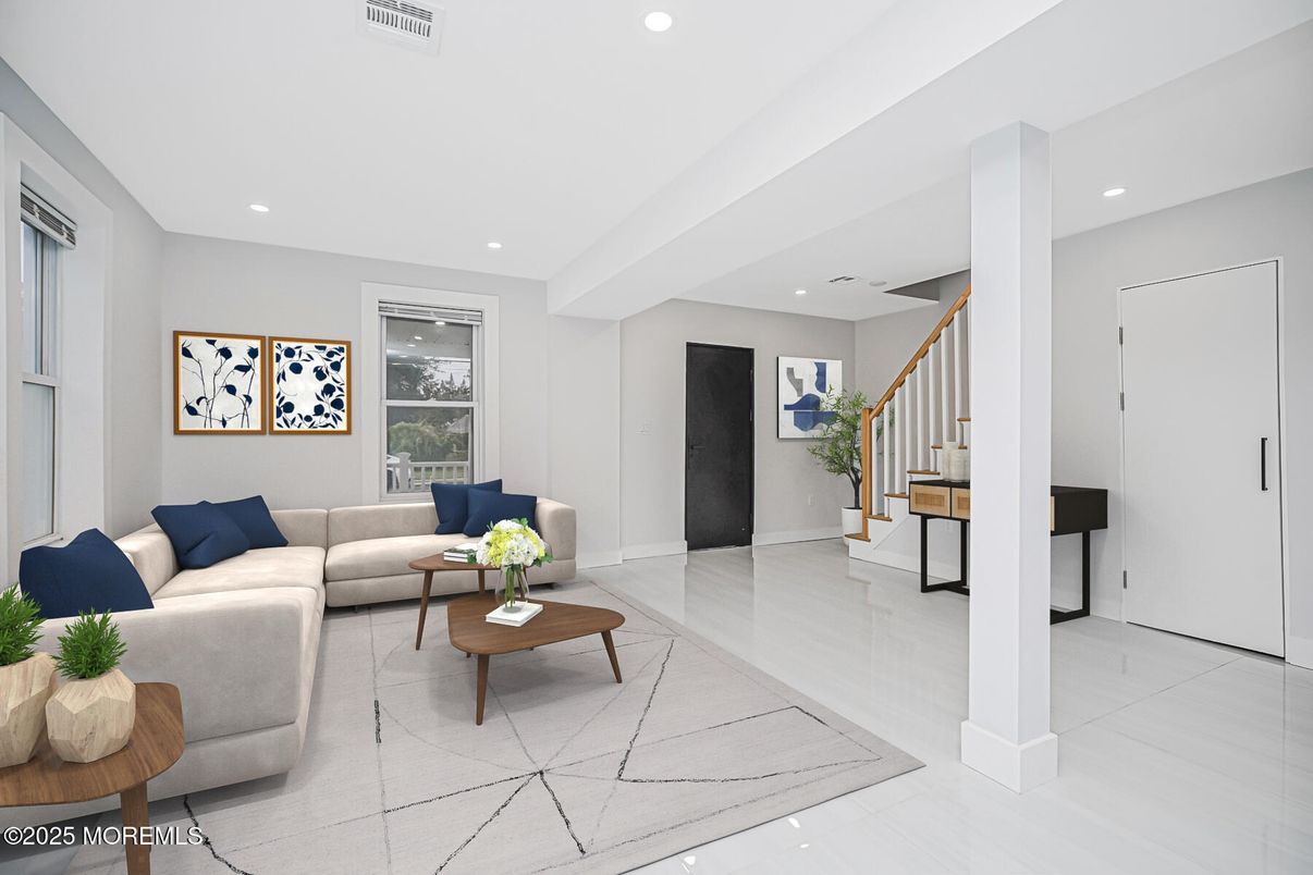 Interior, Living room, Recessed Lighting