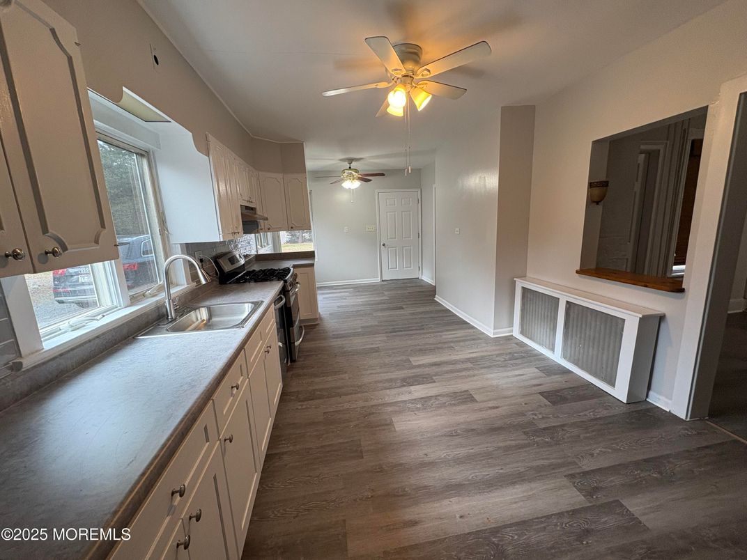 Interior, Kitchen, Wood Texture Flooring