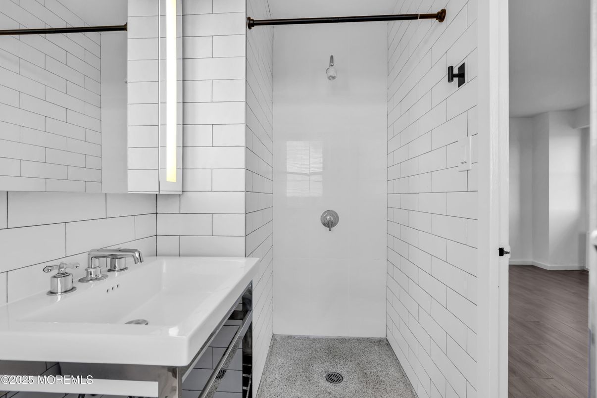 Bathroom, Interior, Wood Texture Flooring