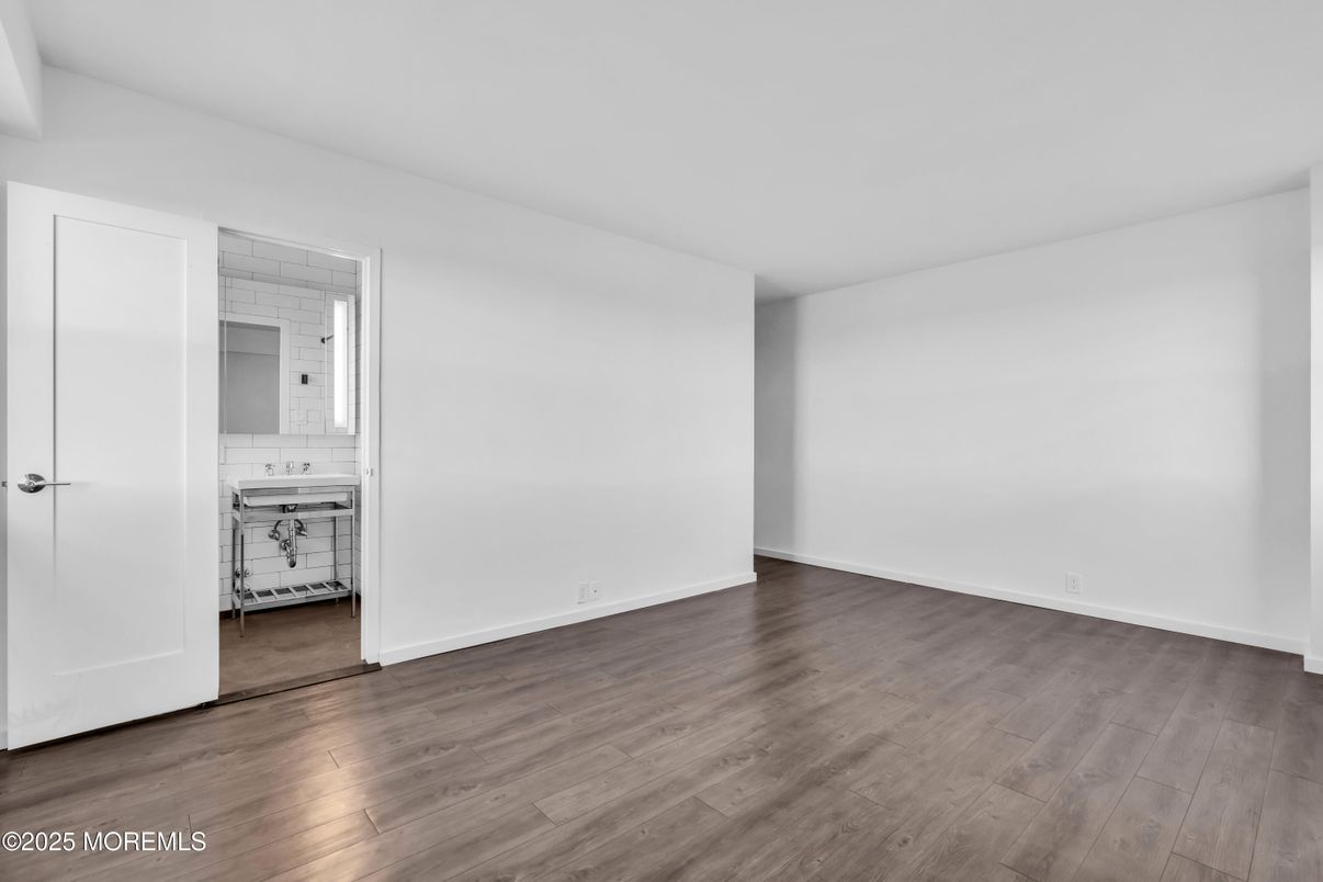 Bathroom, Empty room, Interior, Wood Texture Flooring