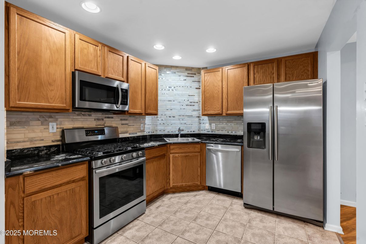 Interior, Kitchen, Recessed Lighting, Stainless Steel Appliances