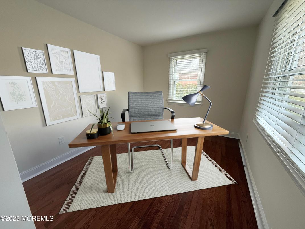 Home Office, Interior, Wood Texture Flooring