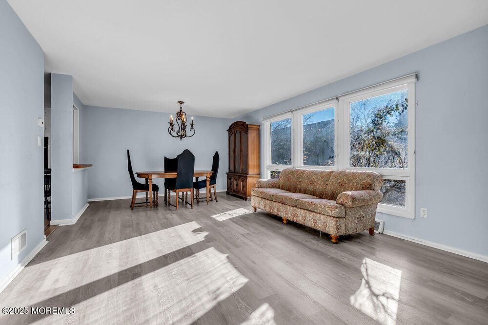 Chandelier, Dining room, Interior, Living room, Wood Texture Flooring
