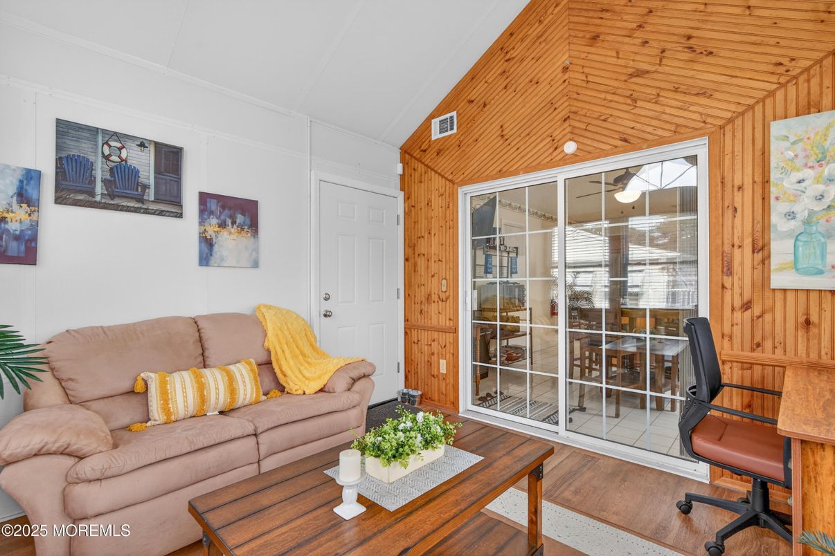 Interior, Living room, Wood Texture Flooring, Wooden Walls