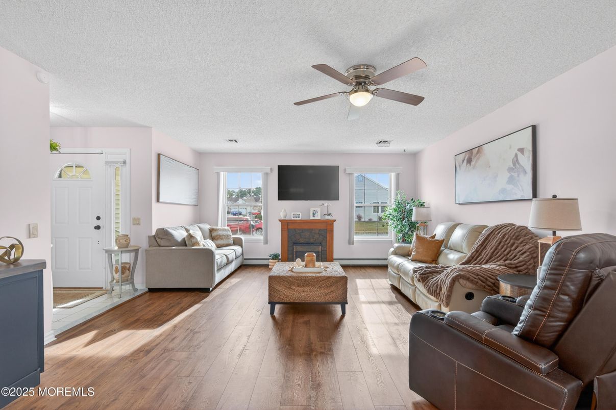 Fireplace, Interior, Living room, Wood Texture Flooring