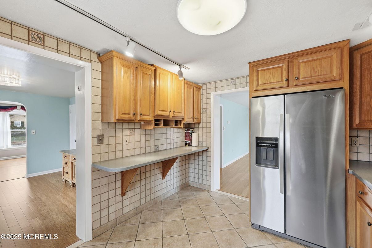 Interior, Kitchen, Wood Texture Flooring
