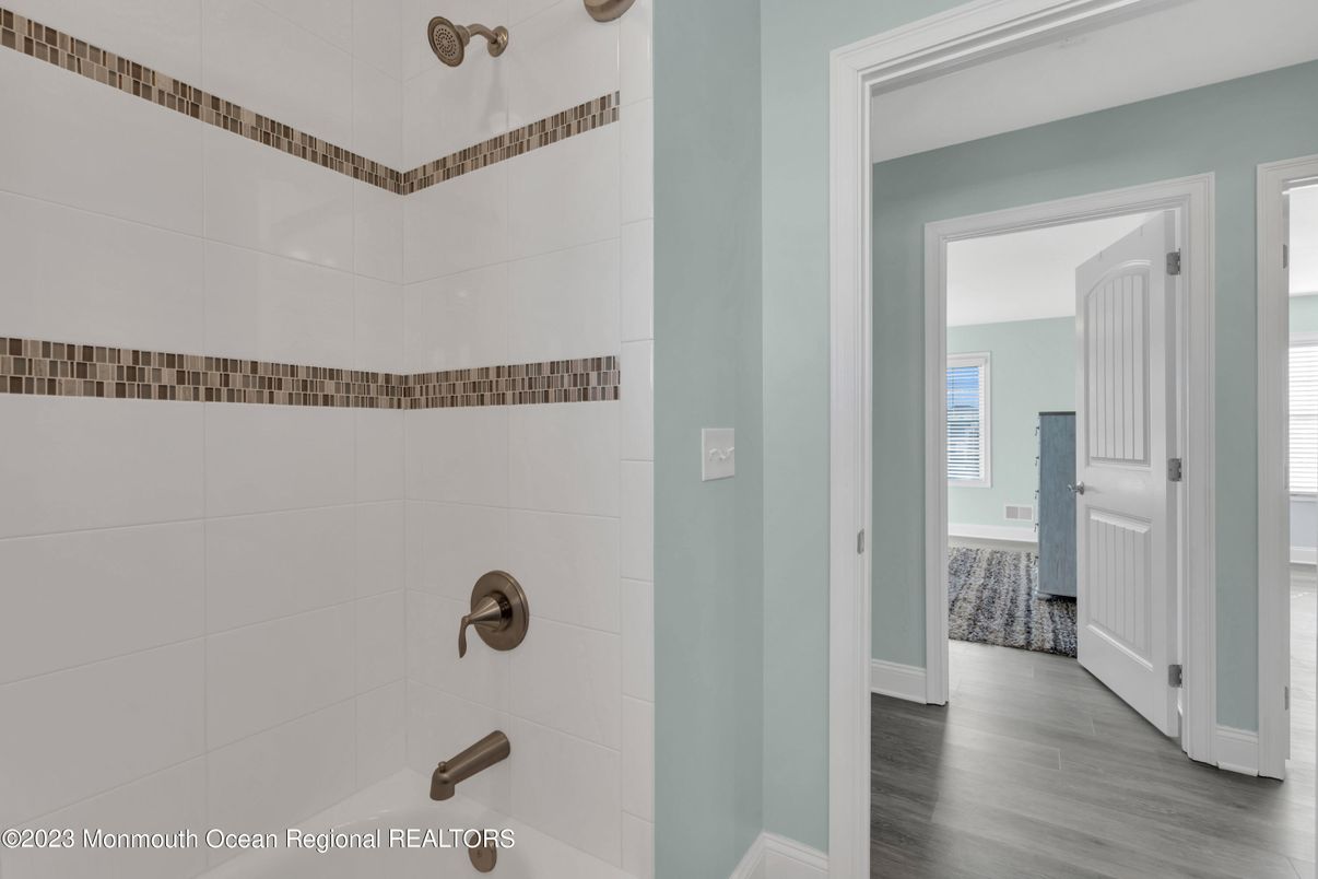 Bathroom, Interior, Wood Texture Flooring