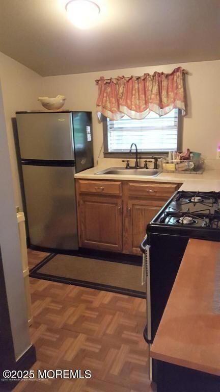 Interior, Kitchen, Wood Texture Flooring