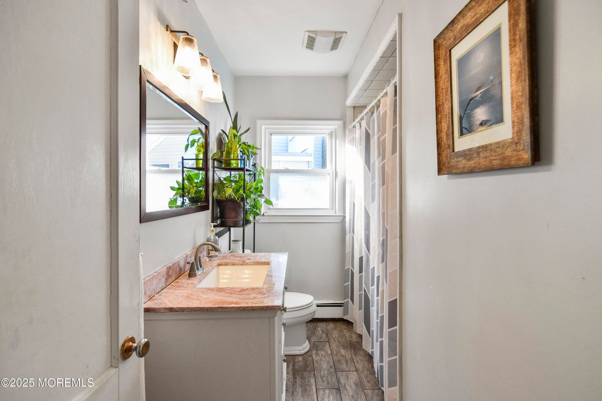 Bathroom, Interior, Wood Texture Flooring