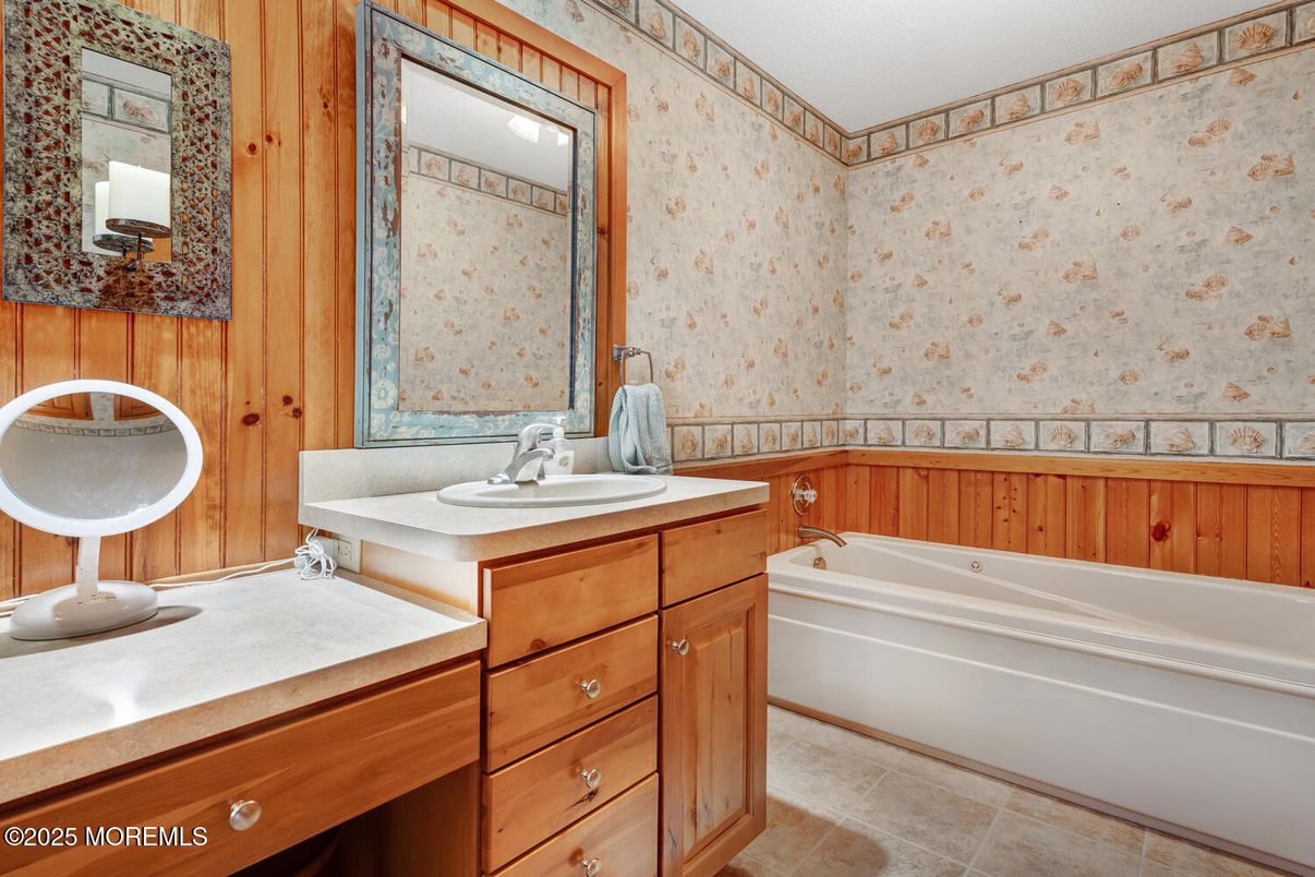Bathroom, Interior, Wooden Walls