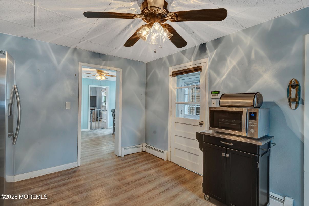 Interior, Stainless Steel Appliances, Wood Texture Flooring