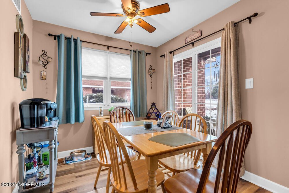 Dining room, Interior, Wood Texture Flooring