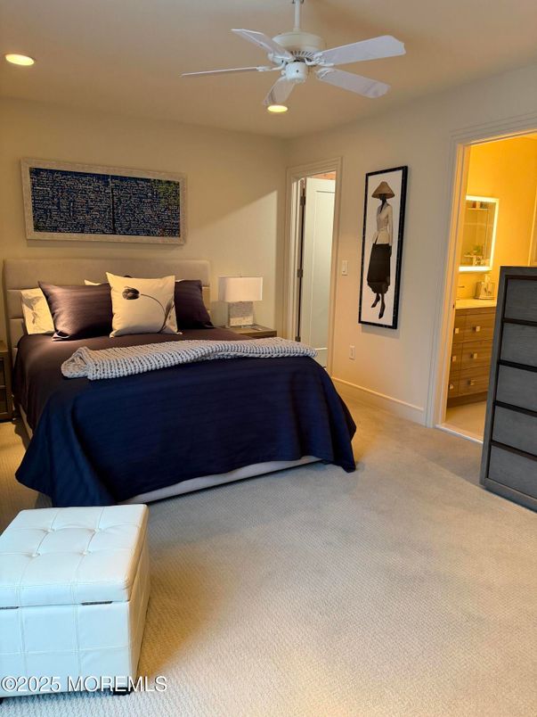 Bedroom, Interior, Recessed Lighting