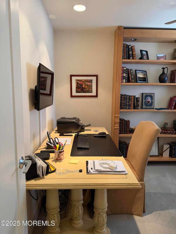 Home Office, Interior, Recessed Lighting