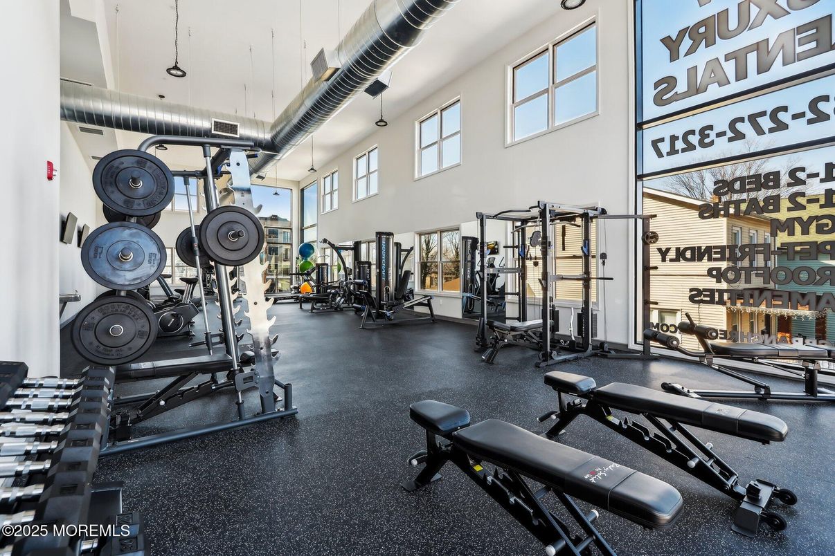 Fitness Equipment, Gym, Interior