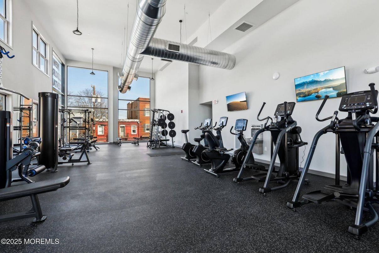 Fitness Equipment, Gym, Interior
