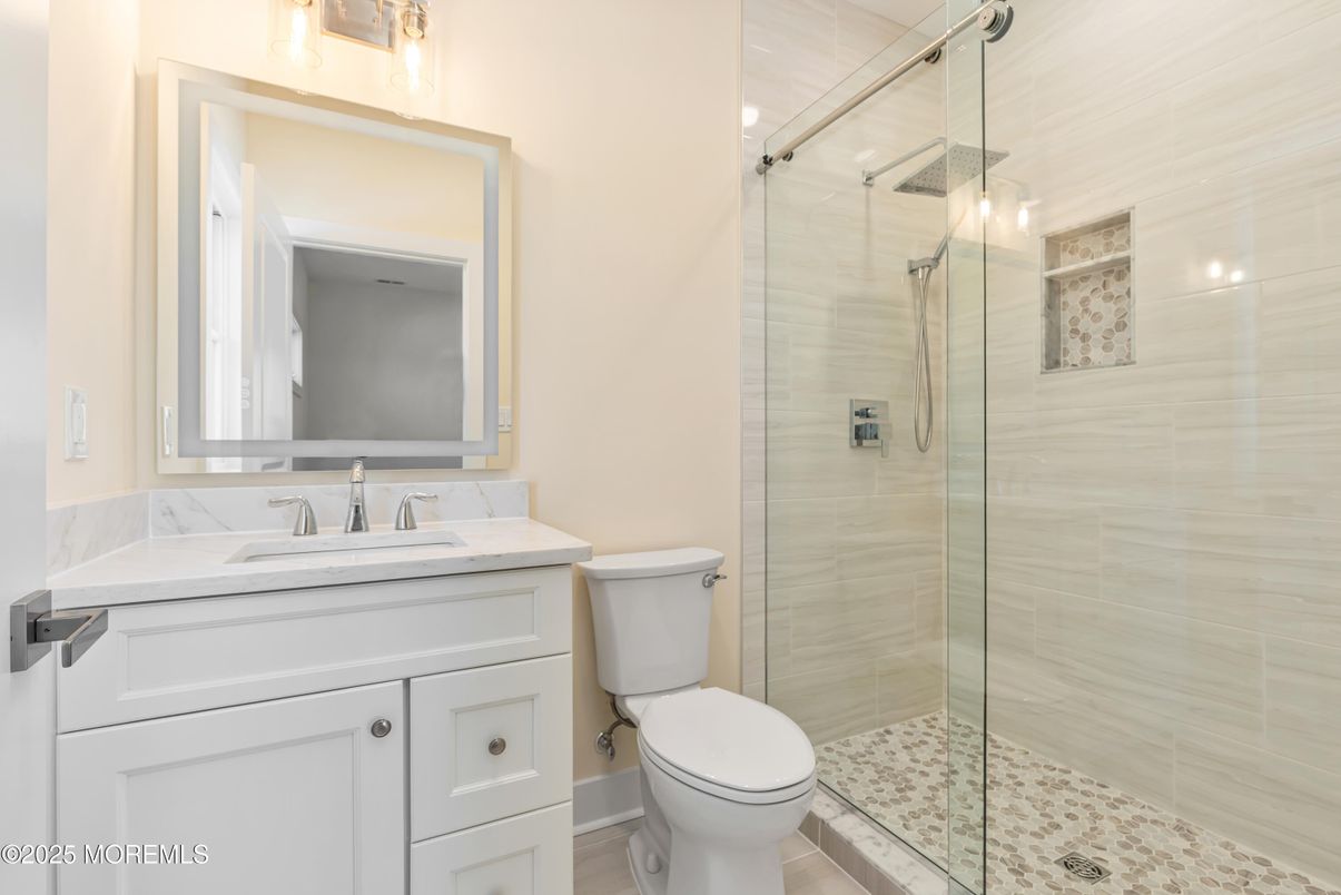 Bathroom, Glass Shower, Interior