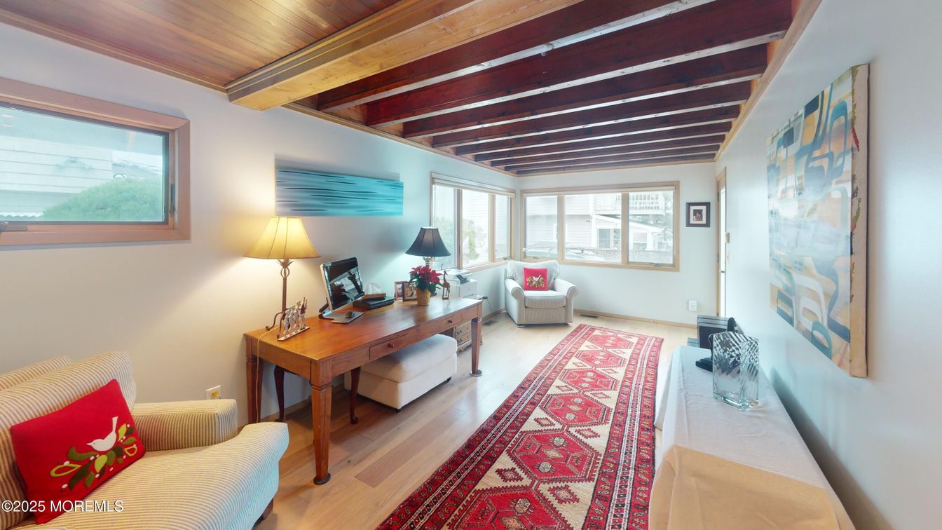 Home Office, Interior, Wooden Beams, Wooden Ceilings, Wood Texture Flooring