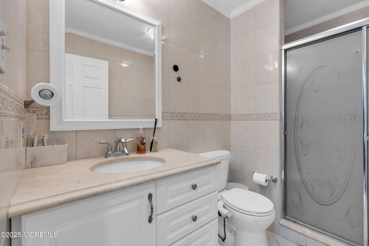 Bathroom, Glass Shower, Interior