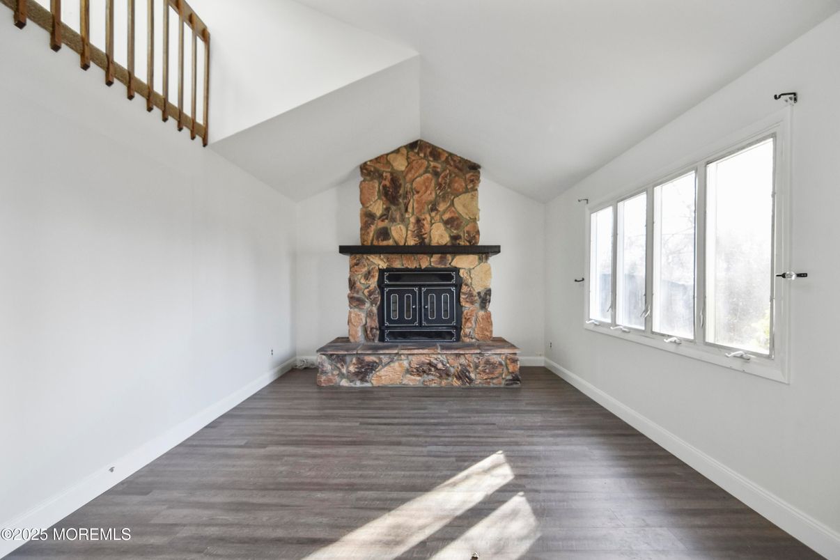 Fireplace, Interior, Wood Texture Flooring