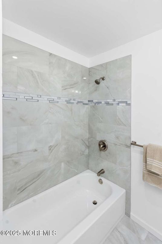 Bathroom, Glass Shower, Interior, Marble Walls