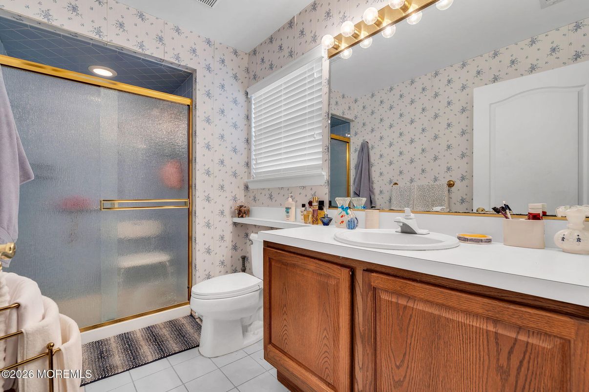 Bathroom, Dual Sink Vanities, Glass Shower, Interior
