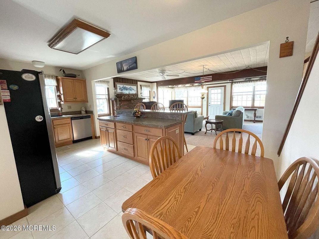 Dining room, Interior, Kitchen, Living room