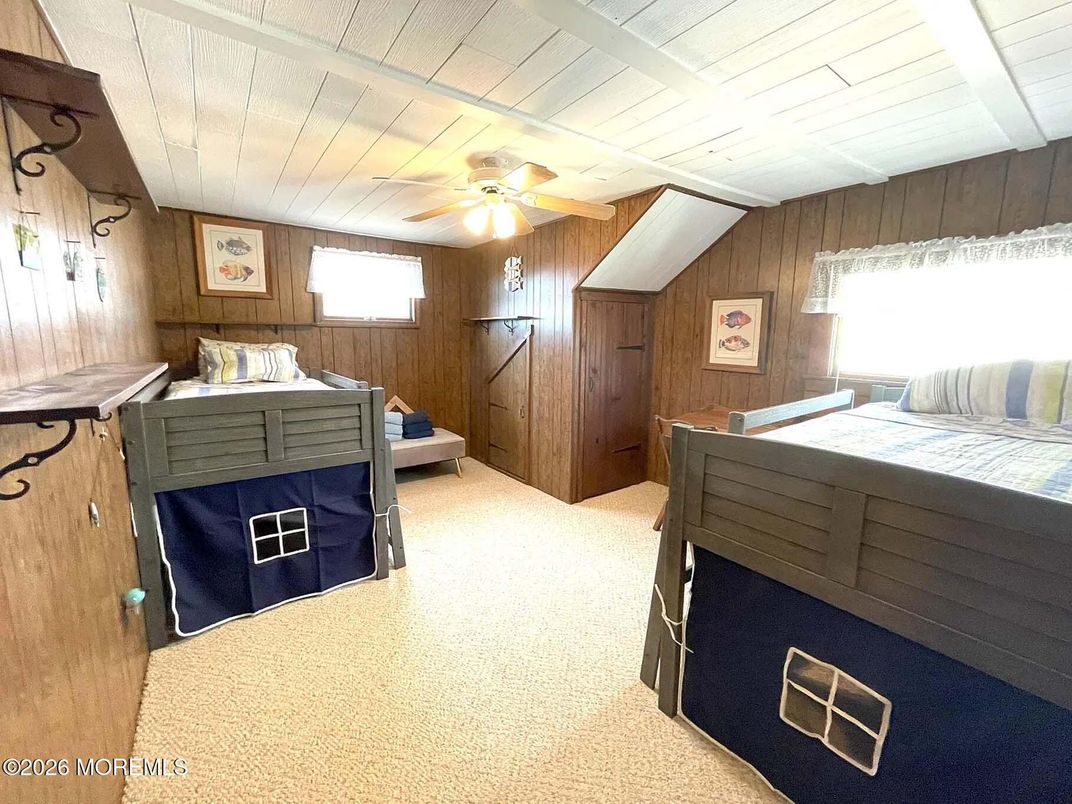 Bedroom, Interior, Wooden Walls