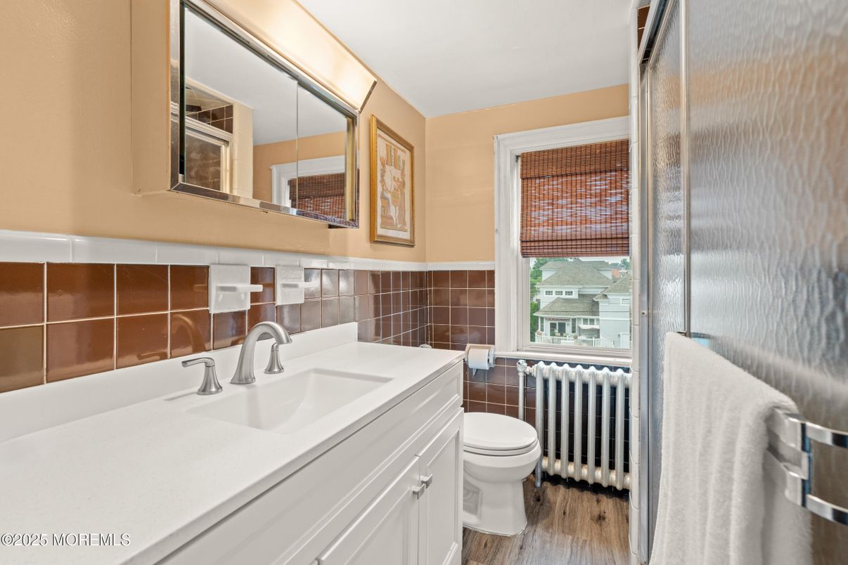 Bathroom, Interior, Wood Texture Flooring