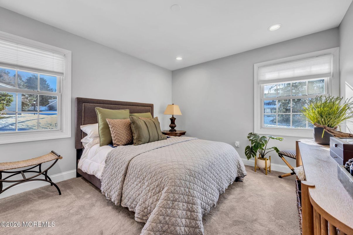 Bedroom, Interior, Recessed Lighting